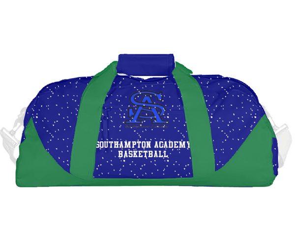 Duffle Bag, Southampton Academy Basketball, Men's Basketball, Teamtime, Team time, sublimation, custom sports apparel, team uniforms, spirit wear, spiritwear, sports uniforms, custom shirts, team store, custom team store, fundraiser sports, apparel fundraiser