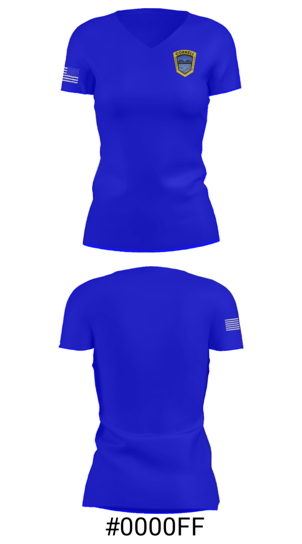 Women's Short Sleeve Vneck Shirt, Cornell High School Basketball, Men's Basketball, Teamtime, Team time, sublimation, custom sports apparel, team uniforms, spirit wear, spiritwear, sports uniforms, custom shirts, team store, custom team store, fundraiser sports, apparel fundraiser