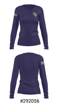 North Kitsap High School Gymnastics 10413681 Women's Long Sleeve V-neck Shirt - 20