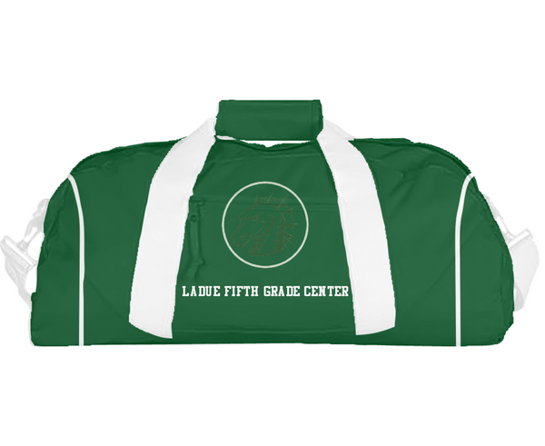 Duffle Bag, Ladue Fifth Grade Center, Spirit Store, Teamtime, Team time, sublimation, custom sports apparel, team uniforms, spirit wear, spiritwear, sports uniforms, custom shirts, team store, custom team store, fundraiser sports, apparel fundraiser