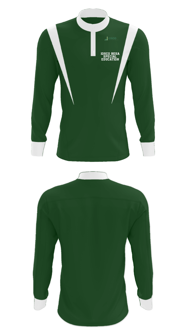 Quarter Zip Jacket, IOSCO RESA Special Education, Spirit Store, Teamtime, Team time, sublimation, custom sports apparel, team uniforms, spirit wear, spiritwear, sports uniforms, custom shirts, team store, custom team store, fundraiser sports, apparel fundraiser