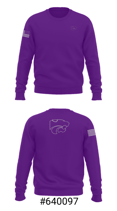 Aragon wildcats 68195554 Crew Neck Sweatshirt - 16