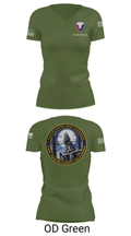 USAG Fort Hunter Liggett 63264859 Women's Short Sleeve V-neck Shirt - 28