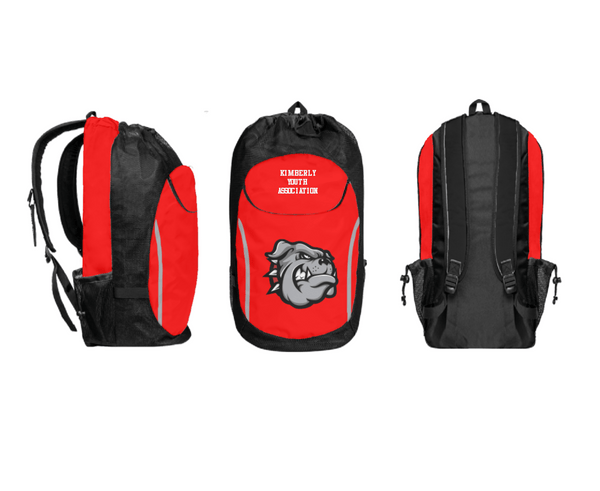 Gear Bag, Kimberly Youth Association, Men's Basketball, Teamtime, Team time, sublimation, custom sports apparel, team uniforms, spirit wear, spiritwear, sports uniforms, custom shirts, team store, custom team store, fundraiser sports, apparel fundraiser