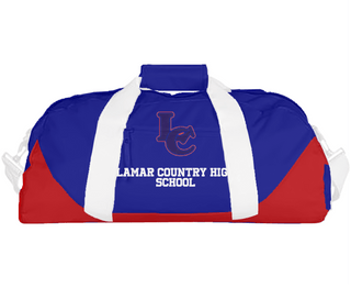 Duffle Bag, Lamar Country High School, Spirit Store, Teamtime, Team time, sublimation, custom sports apparel, team uniforms, spirit wear, spiritwear, sports uniforms, custom shirts, team store, custom team store, fundraiser sports, apparel fundraiser