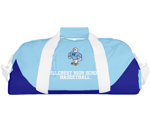 Duffle Bag, Hillcrest High School Basketball, Men's Basketball, Teamtime, Team time, sublimation, custom sports apparel, team uniforms, spirit wear, spiritwear, sports uniforms, custom shirts, team store, custom team store, fundraiser sports, apparel fundraiser