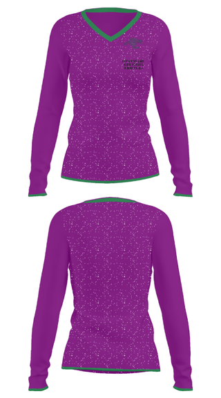 Women's Long Sleeve Vneck Shirt, Cypress Lake High School Basketball, Women's Basketball, Teamtime, Team time, sublimation, custom sports apparel, team uniforms, spirit wear, spiritwear, sports uniforms, custom shirts, team store, custom team store, fundraiser sports, apparel fundraiser