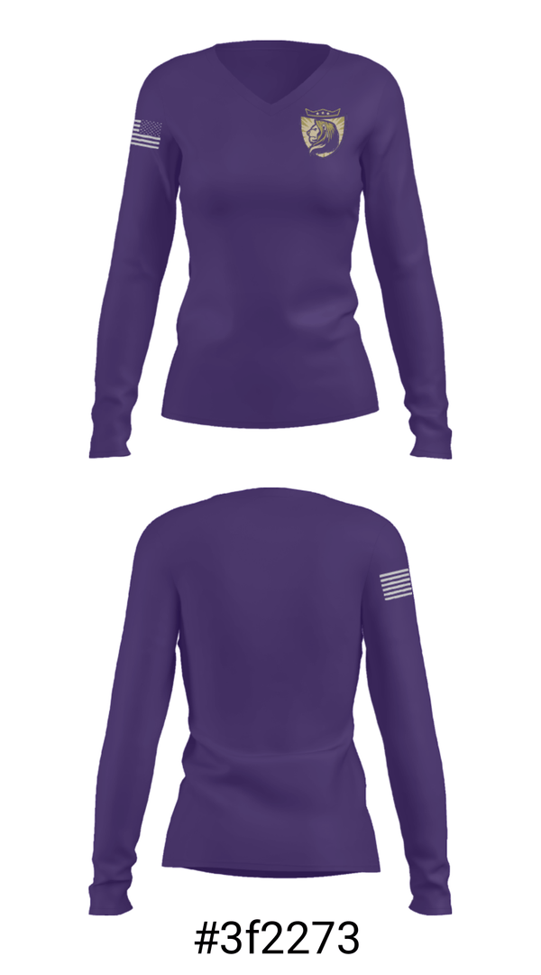 Women's Long Sleeve Vneck Shirt, Victor Valley Christian High School, Spirit Store, Teamtime, Team time, sublimation, custom sports apparel, team uniforms, spirit wear, spiritwear, sports uniforms, custom shirts, team store, custom team store, fundraiser sports, apparel fundraiser