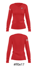 Lakers 24912930 Women's Long Sleeve V-neck Shirt - 20
