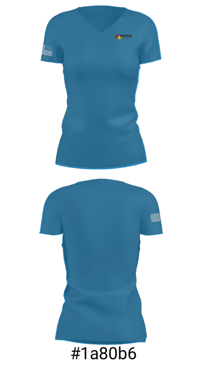 Brookeside Montessori School 31189323 Women's Short Sleeve V-neck Shirt - 21