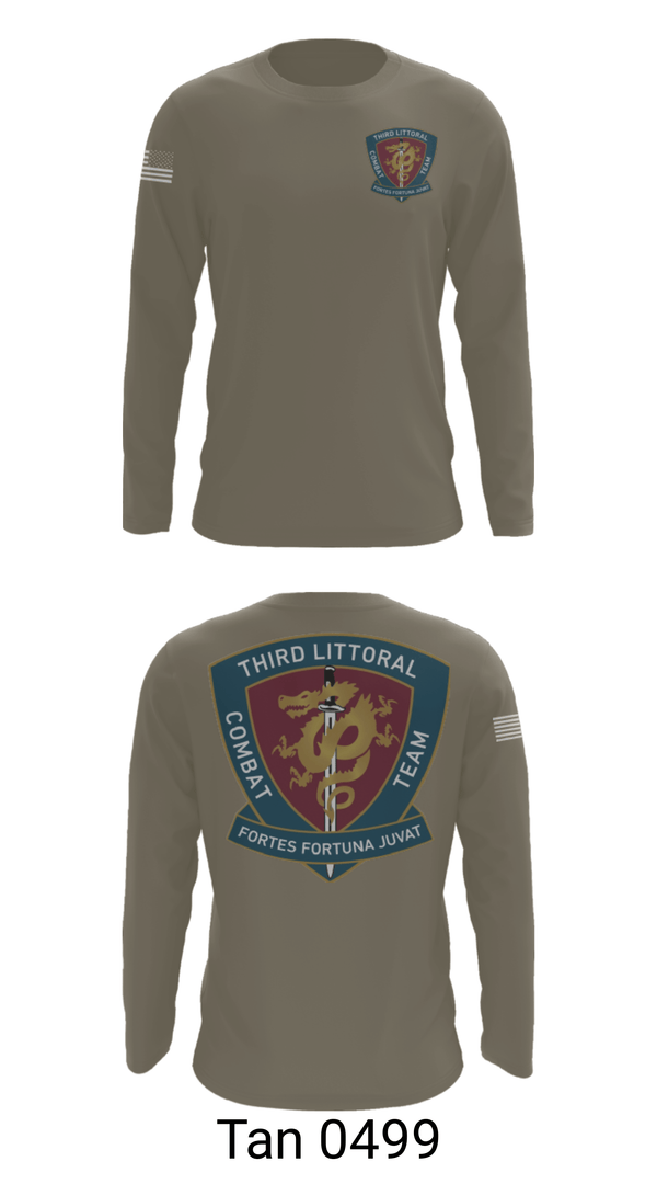 Long Sleeve Performance Shirt, , Marines, Teamtime, Team time, sublimation, custom sports apparel, team uniforms, spirit wear, spiritwear, sports uniforms, custom shirts, team store, custom team store, fundraiser sports, apparel fundraiser
