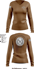 18th Air Support Operations Group 80875786 Women's Long Sleeve V-neck Shirt - 8