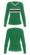 Nordonia High School Gymnastics 46935938 Women's Long Sleeve V-neck Shirt - 31