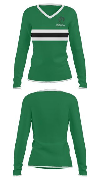 Women's Long Sleeve Vneck Shirt, Nordonia High School Gymnastics, Spirit Store, Teamtime, Team time, sublimation, custom sports apparel, team uniforms, spirit wear, spiritwear, sports uniforms, custom shirts, team store, custom team store, fundraiser sports, apparel fundraiser