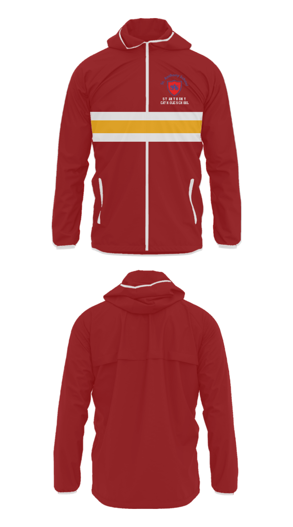 Windbreaker, St Anthony Catholic School, Spirit Store, Teamtime, Team time, sublimation, custom sports apparel, team uniforms, spirit wear, spiritwear, sports uniforms, custom shirts, team store, custom team store, fundraiser sports, apparel fundraiser