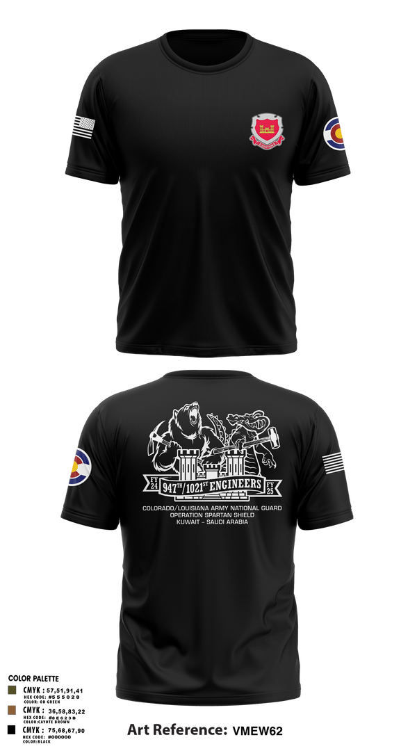 Short Sleeve Performance Shirt, 947th EVCC, , Teamtime, Team time, sublimation, custom sports apparel, team uniforms, spirit wear, spiritwear, sports uniforms, custom shirts, team store, custom team store, fundraiser sports, apparel fundraiser