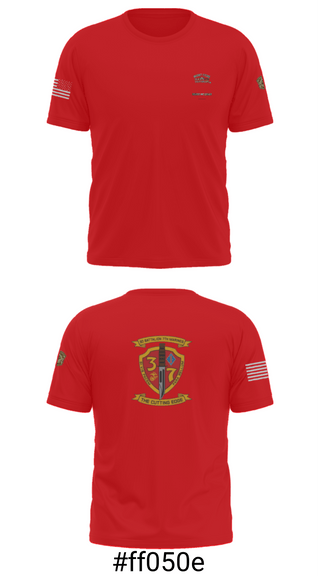 Short Sleeve Performance Shirt, 3rd. Battalion 7th. Marines, Marines, Teamtime, Team time, sublimation, custom sports apparel, team uniforms, spirit wear, spiritwear, sports uniforms, custom shirts, team store, custom team store, fundraiser sports, apparel fundraiser