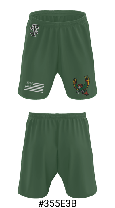 Lawrence Free State High School Gymnastics 53917498 Athletic Shorts With Pockets - 15