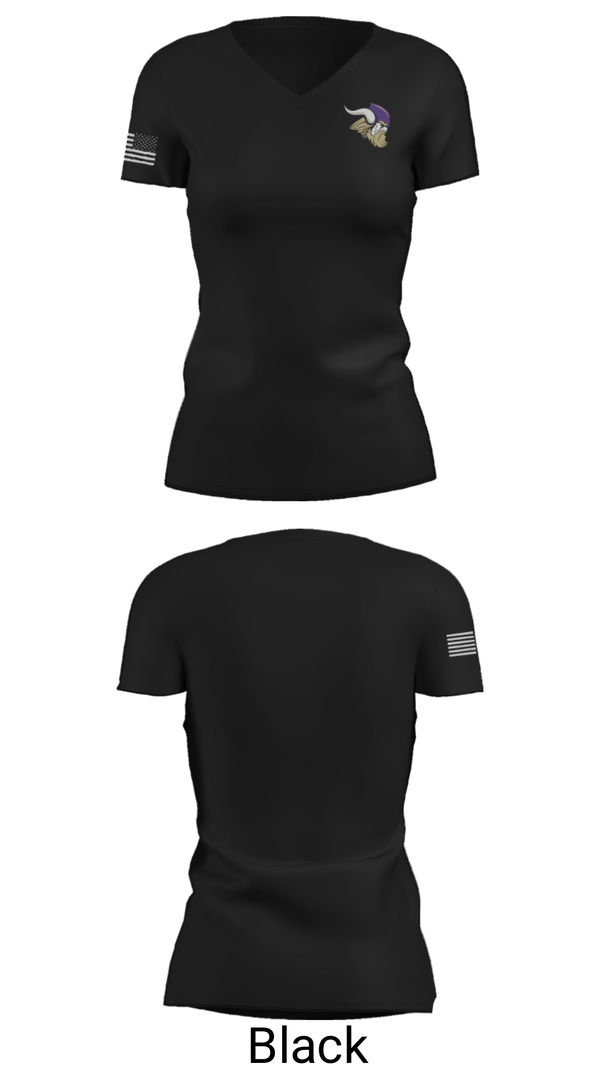 Women's Short Sleeve Vneck Shirt, North Kitsap High School Gymnastics, Spirit Store, Teamtime, Team time, sublimation, custom sports apparel, team uniforms, spirit wear, spiritwear, sports uniforms, custom shirts, team store, custom team store, fundraiser sports, apparel fundraiser