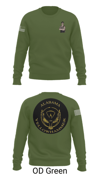 Crew Neck Sweatshirt, Alabama Yellowhammer Camp579, , Teamtime, Team time, sublimation, custom sports apparel, team uniforms, spirit wear, spiritwear, sports uniforms, custom shirts, team store, custom team store, fundraiser sports, apparel fundraiser