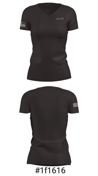 Women's Short Sleeve Vneck Shirt, Johnston Trucking LLC, , Teamtime, Team time, sublimation, custom sports apparel, team uniforms, spirit wear, spiritwear, sports uniforms, custom shirts, team store, custom team store, fundraiser sports, apparel fundraiser