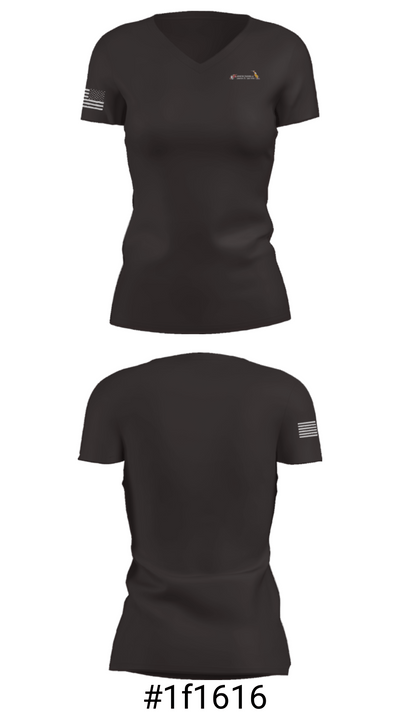 Johnston Trucking LLC 51059570 Women's Short Sleeve V-neck Shirt - 21