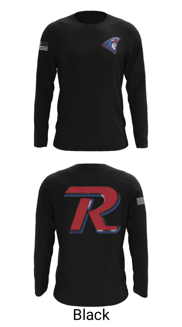 Long Sleeve Performance Shirt, Revere High School Basketball, Men's Basketball, Teamtime, Team time, sublimation, custom sports apparel, team uniforms, spirit wear, spiritwear, sports uniforms, custom shirts, team store, custom team store, fundraiser sports, apparel fundraiser