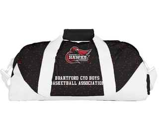 Duffle Bag, Brantford Cyo Boys Basketball Association, Men's Basketball, Teamtime, Team time, sublimation, custom sports apparel, team uniforms, spirit wear, spiritwear, sports uniforms, custom shirts, team store, custom team store, fundraiser sports, apparel fundraiser