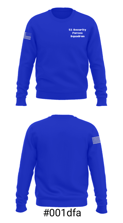 51 Security Forces Squadron 4546415 Crew Neck Sweatshirt - 2