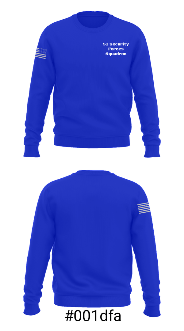 Crew Neck Sweatshirt, 51 Security Forces Squadron, , Teamtime, Team time, sublimation, custom sports apparel, team uniforms, spirit wear, spiritwear, sports uniforms, custom shirts, team store, custom team store, fundraiser sports, apparel fundraiser