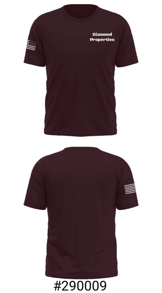 Short Sleeve Performance Shirt, Diamond Properties, Men's Basketball, Teamtime, Team time, sublimation, custom sports apparel, team uniforms, spirit wear, spiritwear, sports uniforms, custom shirts, team store, custom team store, fundraiser sports, apparel fundraiser