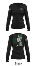80th Training Command 12483809 Women's Long Sleeve V-neck Shirt - 23
