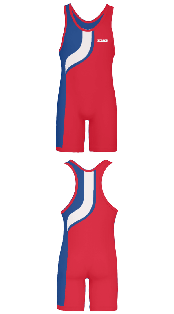 Wrestling Singlet, EDISON, Wrestling, Teamtime, Team time, sublimation, custom sports apparel, team uniforms, spirit wear, spiritwear, sports uniforms, custom shirts, team store, custom team store, fundraiser sports, apparel fundraiser