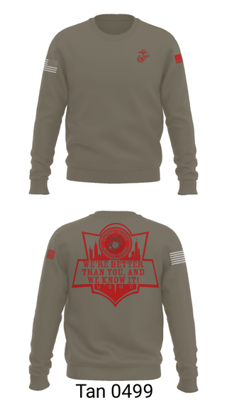 Crew Neck Sweatshirt, RSS EMPIRE STATE, Marines, Teamtime, Team time, sublimation, custom sports apparel, team uniforms, spirit wear, spiritwear, sports uniforms, custom shirts, team store, custom team store, fundraiser sports, apparel fundraiser