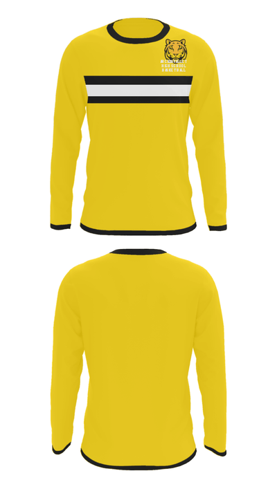 Arcadia Valley High School Basketball 49073244 Long Sleeve Performance Shirt - 23