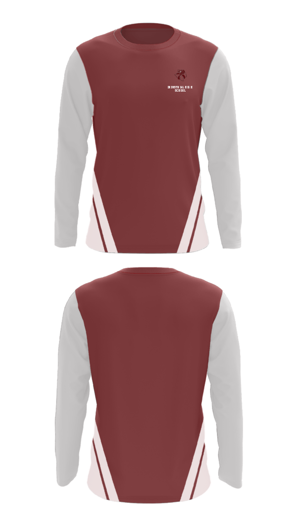 Long Sleeve Performance Shirt, Industrial High School, Men's Basketball, Teamtime, Team time, sublimation, custom sports apparel, team uniforms, spirit wear, spiritwear, sports uniforms, custom shirts, team store, custom team store, fundraiser sports, apparel fundraiser
