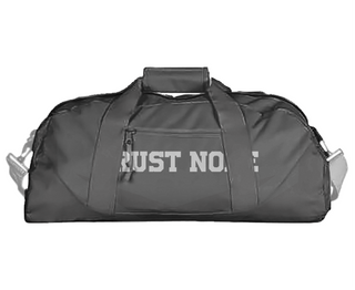 Duffle Bag, Trust None, , Teamtime, Team time, sublimation, custom sports apparel, team uniforms, spirit wear, spiritwear, sports uniforms, custom shirts, team store, custom team store, fundraiser sports, apparel fundraiser