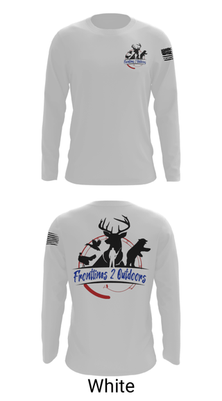 Long Sleeve Performance Shirt, Frontlines 2 Outdoors (F2O), , Teamtime, Team time, sublimation, custom sports apparel, team uniforms, spirit wear, spiritwear, sports uniforms, custom shirts, team store, custom team store, fundraiser sports, apparel fundraiser