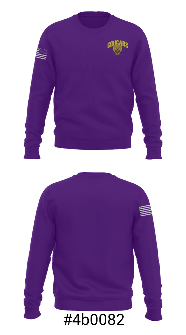 Crew Neck Sweatshirt, Rosa Parks Middle School, Spirit Store, Teamtime, Team time, sublimation, custom sports apparel, team uniforms, spirit wear, spiritwear, sports uniforms, custom shirts, team store, custom team store, fundraiser sports, apparel fundraiser