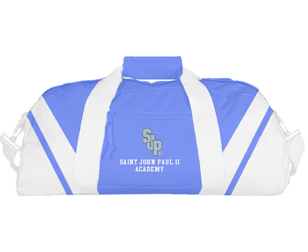 Duffle Bag, Saint John Paul II Academy, Spirit Store, Teamtime, Team time, sublimation, custom sports apparel, team uniforms, spirit wear, spiritwear, sports uniforms, custom shirts, team store, custom team store, fundraiser sports, apparel fundraiser