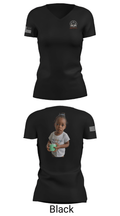 BullDawgFitness 48051784 Women's Short Sleeve V-neck Shirt - 14