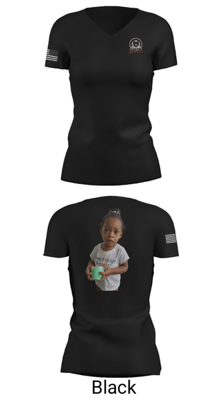Women's Short Sleeve Vneck Shirt, BullDawgFitness, , Teamtime, Team time, sublimation, custom sports apparel, team uniforms, spirit wear, spiritwear, sports uniforms, custom shirts, team store, custom team store, fundraiser sports, apparel fundraiser