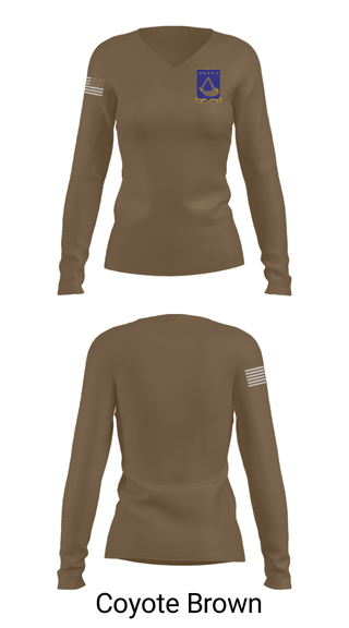 Women's Long Sleeve Vneck Shirt, , National Guard, Teamtime, Team time, sublimation, custom sports apparel, team uniforms, spirit wear, spiritwear, sports uniforms, custom shirts, team store, custom team store, fundraiser sports, apparel fundraiser