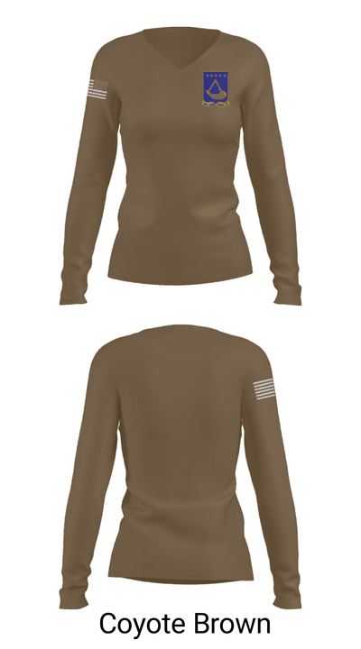 150th cavalry regiment 11630722 Women's Long Sleeve V-neck Shirt - 15