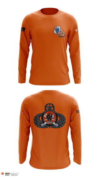 Long Sleeve Performance Shirt, 50th ESB-E, C. Co., Army, Teamtime, Team time, sublimation, custom sports apparel, team uniforms, spirit wear, spiritwear, sports uniforms, custom shirts, team store, custom team store, fundraiser sports, apparel fundraiser