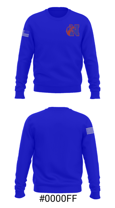 Natick High School Wrestling 74182248 Crew Neck Sweatshirt - 16