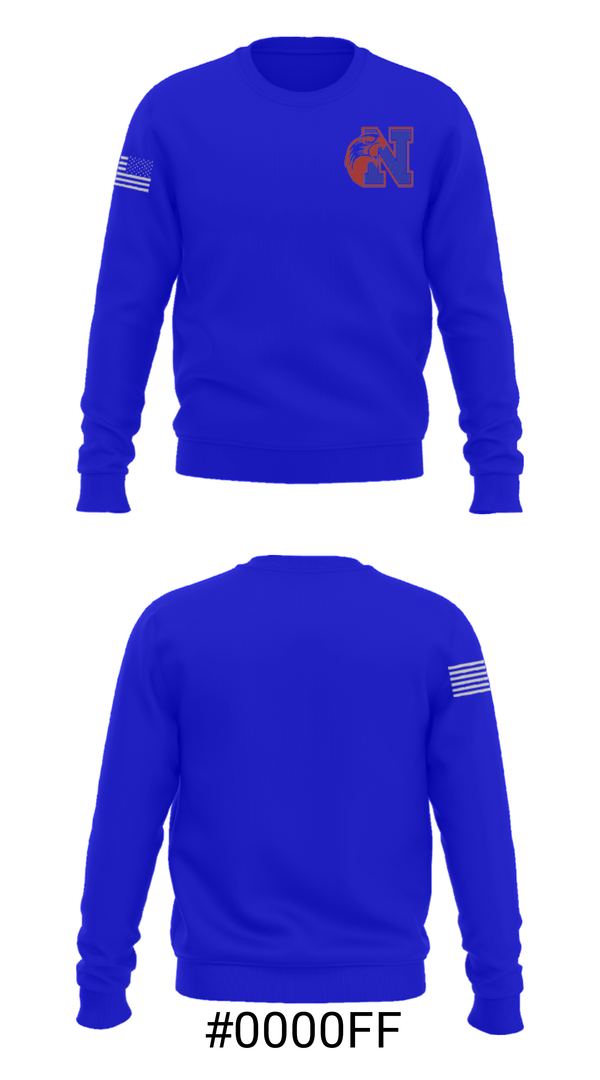 Crew Neck Sweatshirt, Natick High School Wrestling, Wrestling, Teamtime, Team time, sublimation, custom sports apparel, team uniforms, spirit wear, spiritwear, sports uniforms, custom shirts, team store, custom team store, fundraiser sports, apparel fundraiser