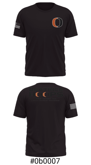 Short Sleeve Performance Shirt, Beatrice Hoops, Spirit Store, Teamtime, Team time, sublimation, custom sports apparel, team uniforms, spirit wear, spiritwear, sports uniforms, custom shirts, team store, custom team store, fundraiser sports, apparel fundraiser