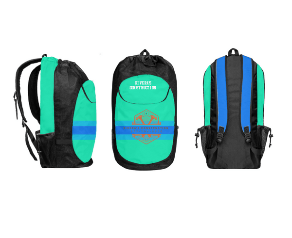 Gear Bag, Rivera's Construction, , Teamtime, Team time, sublimation, custom sports apparel, team uniforms, spirit wear, spiritwear, sports uniforms, custom shirts, team store, custom team store, fundraiser sports, apparel fundraiser
