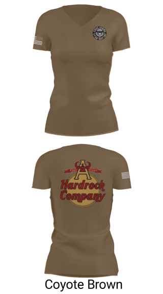 Women's Short Sleeve Vneck Shirt, Hardrock Company, Army, Teamtime, Team time, sublimation, custom sports apparel, team uniforms, spirit wear, spiritwear, sports uniforms, custom shirts, team store, custom team store, fundraiser sports, apparel fundraiser